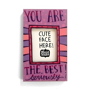 alicia souza fridge magnet photo frame the best seriously small picture frame multicolor ideal gift water resistent 3w x 33h cm