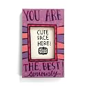Alicia Souza Fridge Magnet Photo Frame, The Best Seriously, Small Picture Frame, Multicolor, Ideal Gift, Water Resistent 3W x 3.3H CM