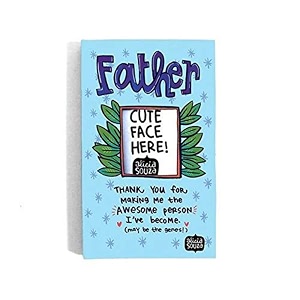 alicia souza wood fridge magnet holds rectangular photo frame father love small picture frame multicolor ideal gift water resistent 3w x 33h cm