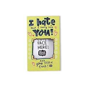 alicia souza engineered wood fridge magnet holds rectangular photo frame i hate you small picture frame multicolor ideal gift water resistent 3w x 33h cm