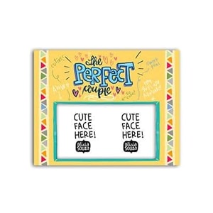 alicia souza wood  the perfect couple magnetic tabletop photo rectangular frame 23 w x 33 h cm multicolor ideal gift pack of 1 water resistent