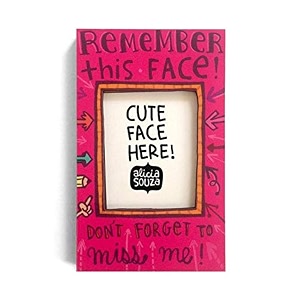 alicia souza glass fridge magnet holds rectangular photo frame remember this face small picture frame multicolor ideal gift water resistent 3w x 33h cm