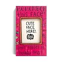 Alicia Souza Glass Fridge Magnet Holds Rectangular Photo Frame, Remember This Face, Small Picture Frame, Multicolor, Ideal Gift, Water Resistent 3W x 3.3H CM