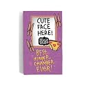 Alicia Souza Wood Fridge Magnet Holds Rectangular Photo Frame, How I Love This Face, Small Picture Frame, Multicolor, Ideal Gift, Water Resistent 3W x 3.3H CM