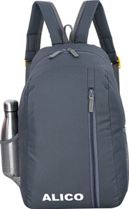alico medium 25 l lkg ukg 1ts 2nd school bags backpack for daily use library office waterproof school bag grey 25 l