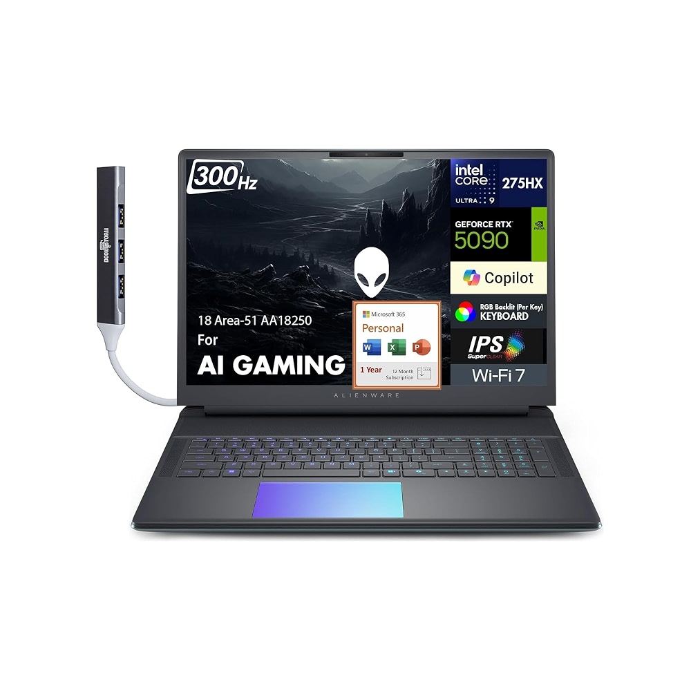 Alienware 18 Area-51 AA18250 AI Gaming Laptop 18 inch WQXGA (Intel ...