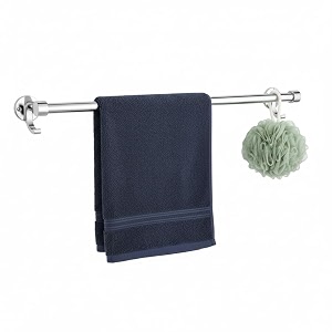 steel 24inch wall mounted towel rod -open base