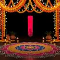 ALILA Diwali Hanging Lantern Lamp Shade Akash Kandil For Balcony Jhumar For Xmas Christmas Home Living Room Decor Decoration (Self Assembly - DIY: DO IT Yourself) | Size: Mini/SMALL - 12inches/30cm