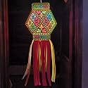 ALILA Hanging Lantern Lamp Shade Akash Kandil for Diwali Balcony Jhumar for Hall Home Diwali Balcony Hanging Living Room Christmas Decor Decoration (Self Assembly - DIY: DO IT Yourself)