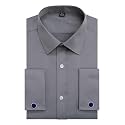 Alimens &amp; Gentle French Cuff Regular Fit Dress Shirts (Cufflink Included)