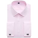 Alimens &amp; Gentle French Cuff Regular Fit Dress Shirts (Cufflink Included)