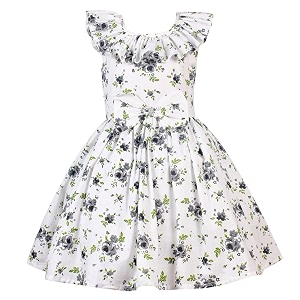 Alina Enterprises Cotton Floral Digital Printed Girls
