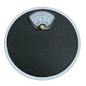 ALIS Analog Weight Bathroom Scale with Rotating Dial Display, Reliable Scale Track, Non-Slip & Scratch Resistant Platform | Body Weight Machine (Round Shape, 0-130kg, BP-A028)