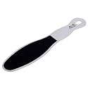 Alis Double-sided Foot File Callus Remover - Pedicure Foot Scrubber | Emery Scrub Care Tool for Wet and Dry Feet - Immediately Reduces Dead Skin (Curved Pedicure Scraper, BP-067C)
