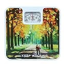 Alis Mechanical Weighing Scale AWS475 with 0 to 120 kgs Capacity Analog Weight Machine With Adjustable Tare | Weight Machine for Human Body Weight | Square Body with Beautiful Scenery