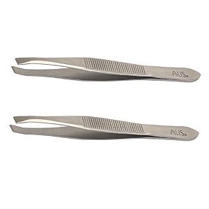 alis professional slant tip tweezer for upper lip eyebrows ingrown hair plucking daily beauty tool tweezer set of 1