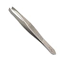 Alis Professional Slant Tip Tweezer for Upper Lip, Eyebrows, Ingrown Hair, Plucking Daily Beauty Tool (Tweezer Set of 1)