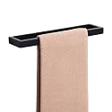 Alise 12 Inch Hand Towel Holder Black Towel Bar for Bathroom Wall Mounted