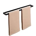 Alise 20 Inch Hand Towel Holder Black Towel Bar for Bathroom Wall Mounted