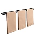 Alise 28 Inch Hand Towel Holder Black Towel Bar for Bathroom Wall Mounted