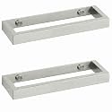 Alise 8'' Hand Towel Holder Towel Bar Wall Mount,Brushed Nickel,Pack of 2