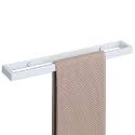 Alise White Hand Towel Holder Towel Bar for Bathroom Wall Mounted 16 Inch