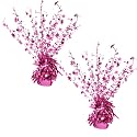 ALISSAR 2-Pack Glitter Pink Star Centerpieces-Table Decorations for Home Decor Birthday Wedding Anniversary Decor (Pink)