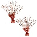 ALISSAR 2-Pack Glitter Rose Gold Star Centerpieces-Table Decorations for Home Decor Birthday Wedding Anniversary Decor (Rose Gold)