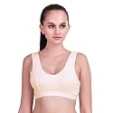 ALIVE Cotton Blend Full Coverage Non-Padded Sports Bra for Women and Girls