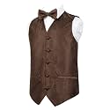 Alizeal Boys 2PCS Classic Pre-Tied Paisley Bow Tie Suit Vest Set