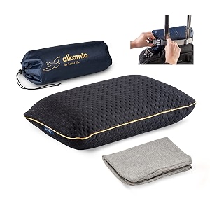 alkamto Travel Pillow - Ergonomic Neck Support