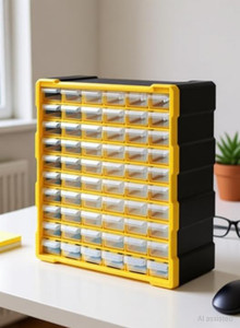 ALKON ACO60 STORAGE ORGANIZER Storage Box Yellow