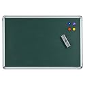 ALKOSIGN Astra Chrome Plus Series Magnetic Green Chalk Boards (6 x 3 Ft)