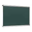 ALKOSIGN Astra Chrome Non-Magnetic Green Chalk Board (6 x 4 Feet)