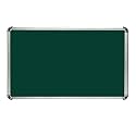 ALKOSIGN Astra Chrome Non-Magnetic Green Chalk Board with Melamine Surface (2FT x 8FT) | Green Boards | Chalk Boards | Non-Magnetic | for School, Study Room, Community Centre etc. (Large)