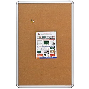 alkosign astra felt noticebulletin board portrait beige 4 x 3 feet