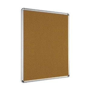 alkosign astra felt noticebulletin board portrait beige 4 x 4 feet