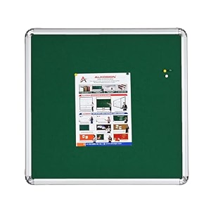alkosign astra felt noticebulletin board portrait green 3 x 3 feet