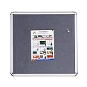 ALKOSIGN Astra Felt Notice/Bulletin Board Portrait Grey (2 x 2 Feet)