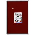 ALKOSIGN Astra Felt Notice/Bulletin Board Portrait Maroon (2 x 1.5 Feet)