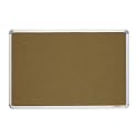 ALKOSIGN Astra Mini Checks Fabric Notice Board Beige (4 x 4 Feet) Medium