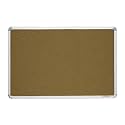 ALKOSIGN Astra Mini Checks Fabric Notice Board Beige (3 x 5 Feet) Medium