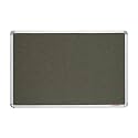 ALKOSIGN Astra Mini Checks Fabric Notice Board Grey (3 x 6 Feet) Medium
