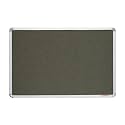 ALKOSIGN Astra Mini Checks Fabric Notice Board Grey (2 x 5 Feet) Medium