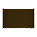 ALKOSIGN Astra Mini Checks Fabric Notice Board Brown (4 x 6 Feet) Large