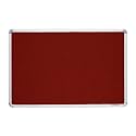 ALKOSIGN Astra Mini Checks Fabric Notice Board RED (2 x 5 Feet) Medium