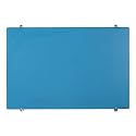 ALKOSIGN Magnetic Blue Glass Board with 6 Strong Magnets -(2 x 1.5 ft)
