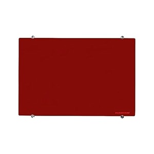 alkosign non-magnetic red glass board -2 x 15 ft