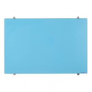 alkosign non-magnetic blue glass board -3 x 2 ft