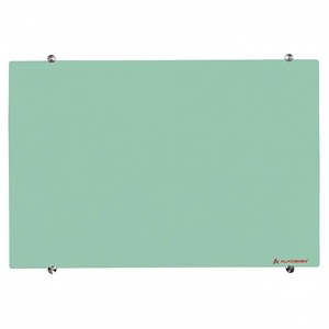 alkosign non-magnetic mint green glass board -3 x 4 ft